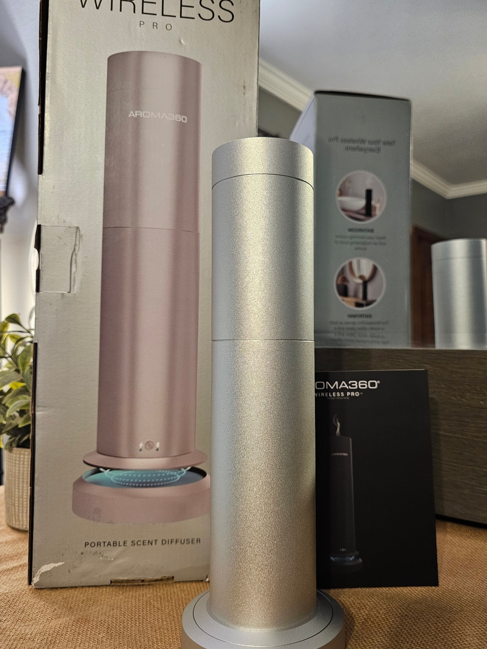 Aroma360 Wireless Pro Diffuser- SILVER
